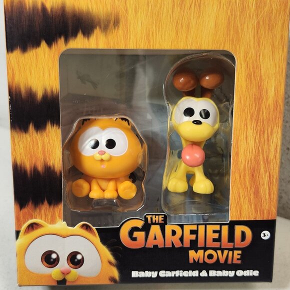 The Garfield Movie - Baby Garfield & Baby Odie 2 Pk Mini Collectible Figures - Picture 2 of 7